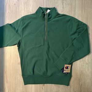 Champion Reverse Weave Mock Neck Half Zip